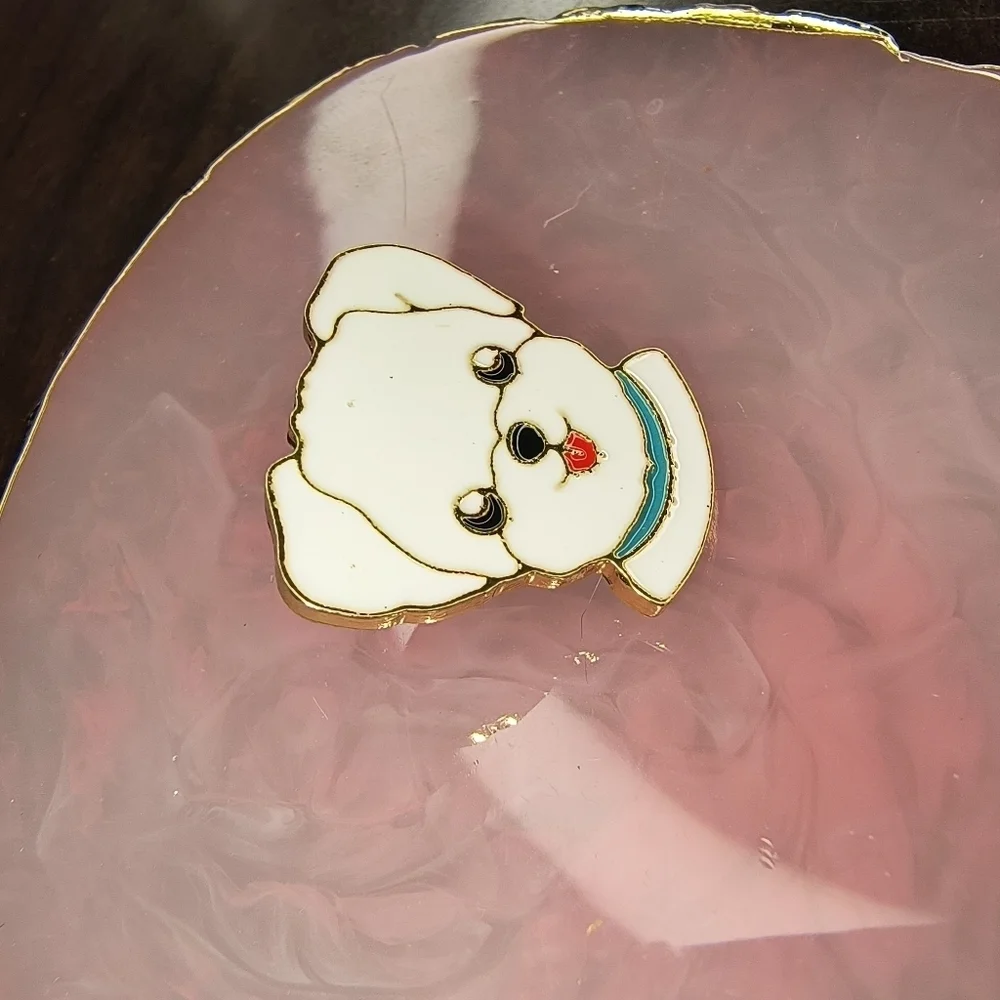 Cute Dog Enamel Pin